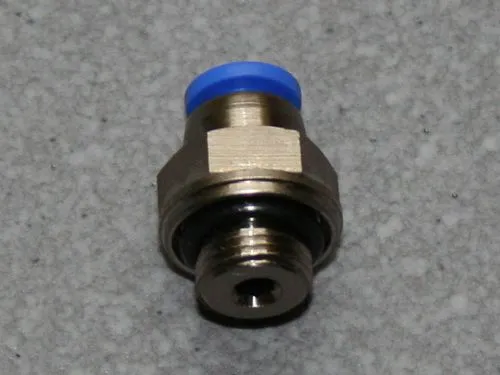Pneumatik Einschraubverschraubung 1/8 4mm Schlauch.
