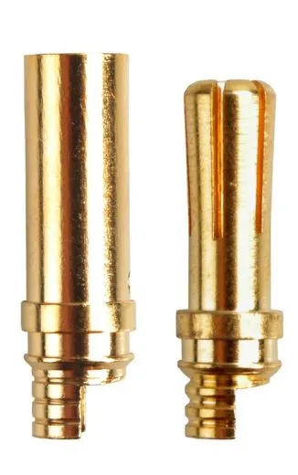 5 Paar Stecker + Buchse Goldkontaktstecker 4mm