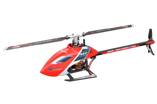 OMPHOBBY M2 EVO V3 Helikopter BNF, rot