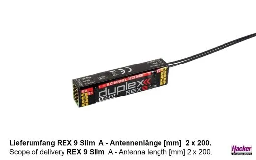 DUPLEX 2.4EX Empf�nger REX 9 Slim