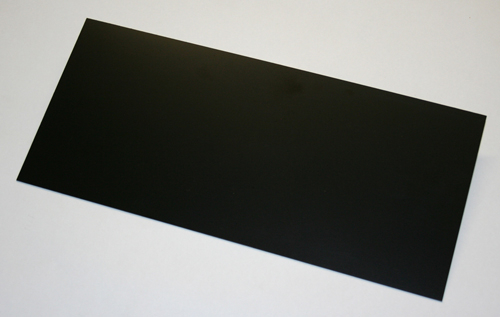 GFK-Platte schwarz 500 x 250 x 1,50 mm +/- 0,10 mm (0,125 m)
