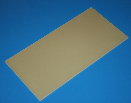 GFK-Platte 300 x 150 x 0,50 mm +/- 0,10 mm (0,045 m)