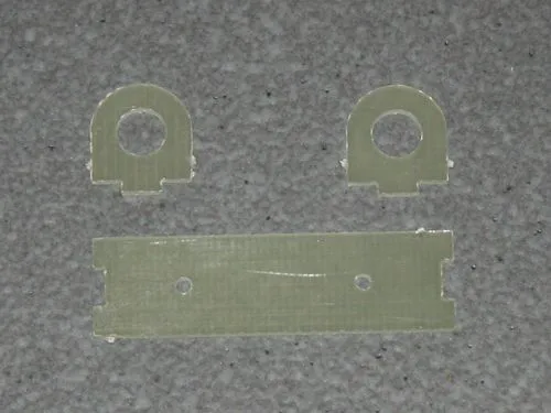 Halterung f�r Absperrhahn - 6mm Schlauch GFK