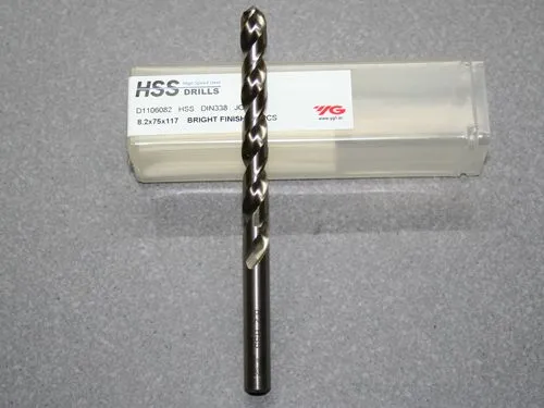 HSS, Spiralbohrer D=8,20 f�r Aluminium