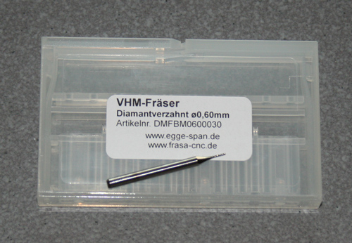 VHM-Frser Diamantverzahnt  0.60mm