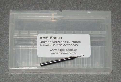 VHM-Frser Diamantverzahnt  0.70mm