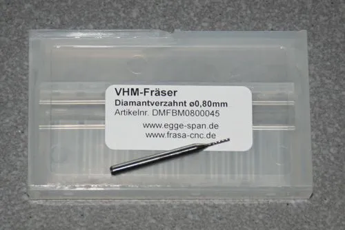 VHM-Fr�ser Diamantverzahnt � 0.80mm