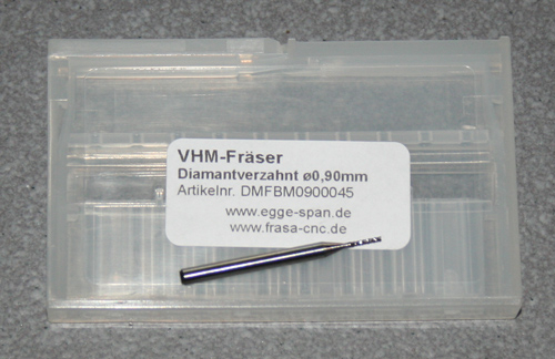 VHM-Fräser Diamantverzahnt Ø 0.90mm