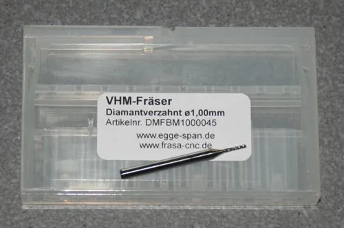 VHM-Fr�ser Diamantverzahnt � 1.00mm