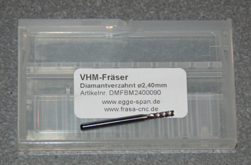 VHM-Frser Diamantverzahnt  2.40mm