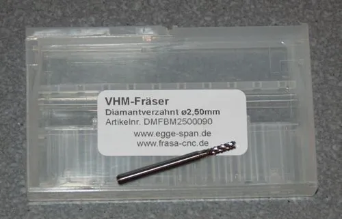 VHM-Fr�ser Diamantverzahnt � 2.50mm