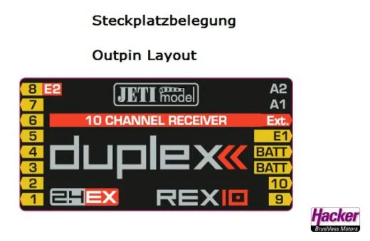 DUPLEX 2.4EX Empf�nger REX 10