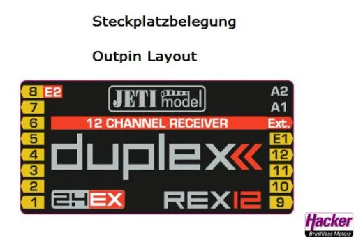 DUPLEX 2.4EX Empf�nger REX 12