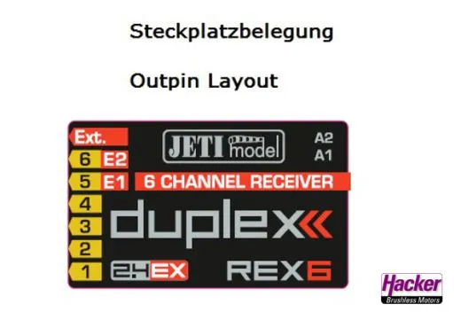 DUPLEX 2.4EX Empf�nger REX 6