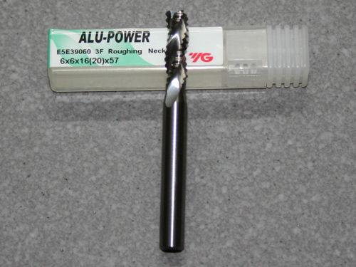 Alu-Power 3-Schneider Schruppfrser D=6 mm mit abgesetztem Schaftteil