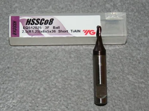 Radiusfr�ser � 2.50mm - 3-Schneider - TiAIN