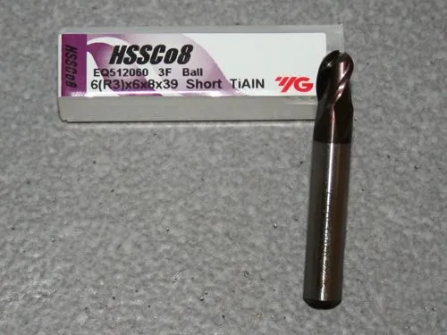 Radiusfr�ser � 6.00mm - 3-Schneider - TiAIN