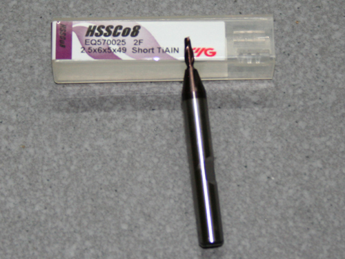 HSSE-CO8-TiAIN Frser 2Z, 2.50mm