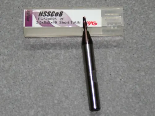 HSSE-CO8-TiAIN Fr�ser 2Z, 2.50mm