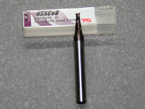 HSSE-CO8-TiAIN Frser 2Z, 3.50mm