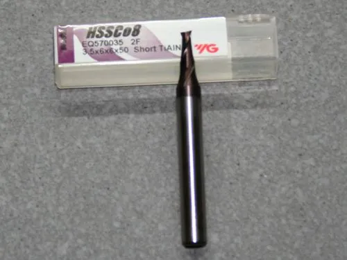 HSSE-CO8-TiAIN Fr�ser 2Z, 3.50mm