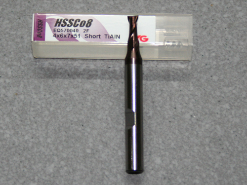 HSSE-CO8-TiAIN Frser 2Z, 4.00mm