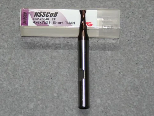 HSSE-CO8-TiAIN Fr�ser 2Z, 4.00mm