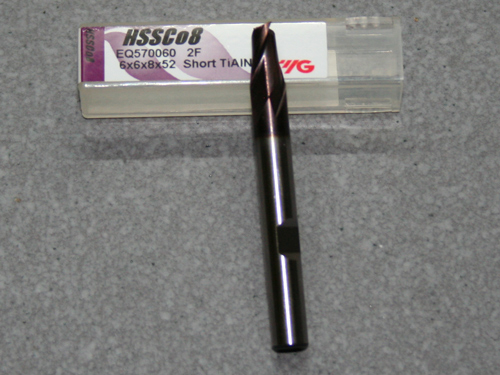 HSSE-CO8-TiAIN Frser 2Z, 6.00mm