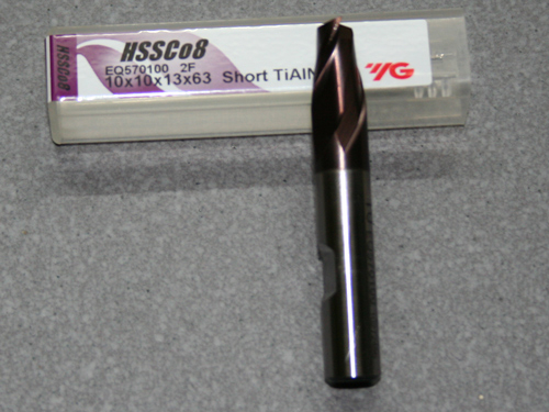 HSSE-CO8-TiAIN Frser 2Z, 10.00mm