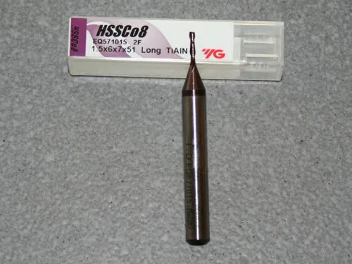 Nutenfr�ser, lang, � 1.50mm, TiAIN beschichtet