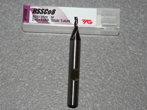 HSSE-CO8 - 3-Schneider - TiAIN - Ø 2.00mm