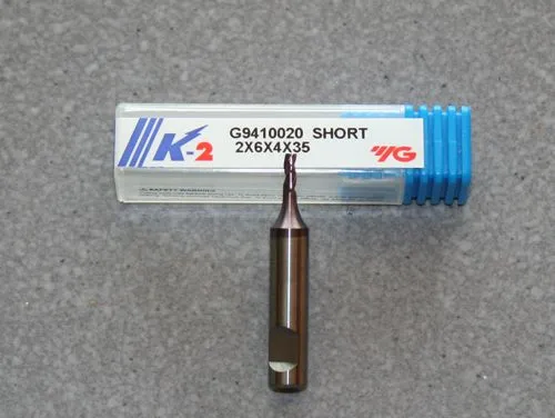 VHM 3-Schneider 2.00mm , kurz, K-2 beschichtet.