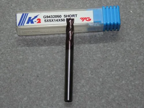 VHM Fr�ser, 4Z, 5.00mm, kurz, K-2 Beschichtet