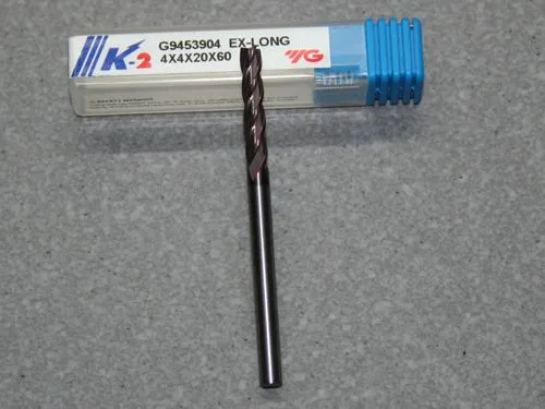 VHM Fr�ser, 4-Z, 4.00mm extra lang K-2 besch.