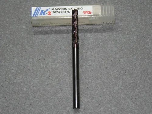 VHM Fr�ser, 4-Z, 5.00mm extra lang K-2 besch.