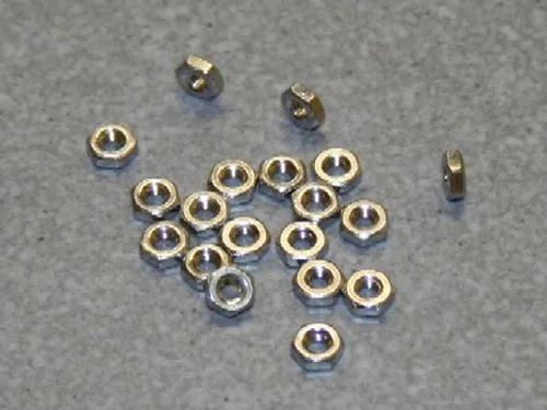 50 Muttern M2,5 DIN 934 A2