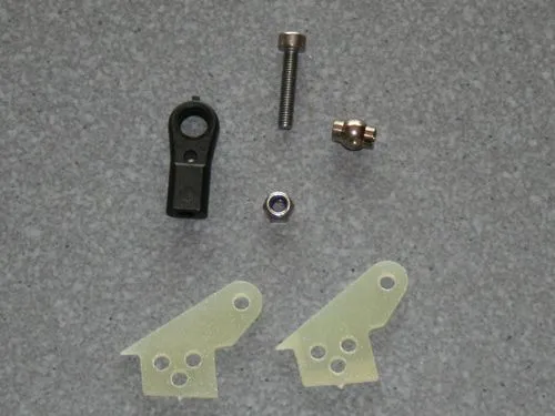 1 Kugelgelenk Ruderhorn RH22 M3 in 2,00mm GFK