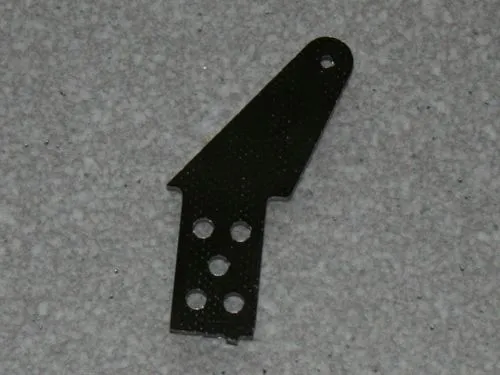 10 Ruderh�rner RH45 in 2,00 mm GFK schwarz
