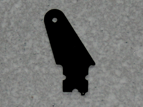 10 Ruderhörner 13 mm aus 1,5 mm GFK schwarz (Set)