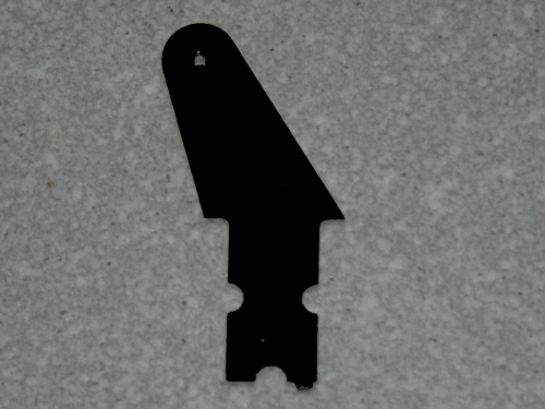 10 Ruderhrner 20 mm in GFK schwarz