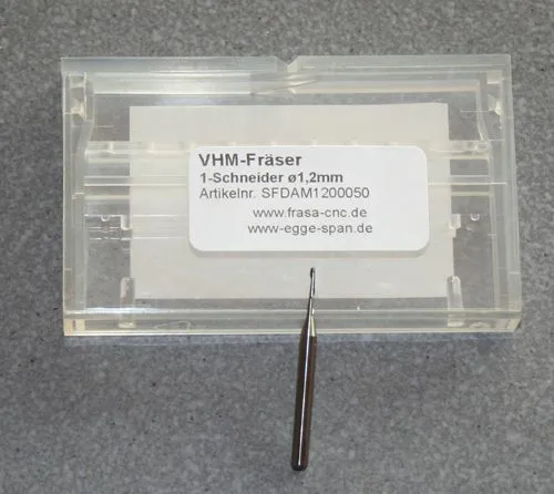 VHM-Fr�ser 1-Schneider 1,20mm