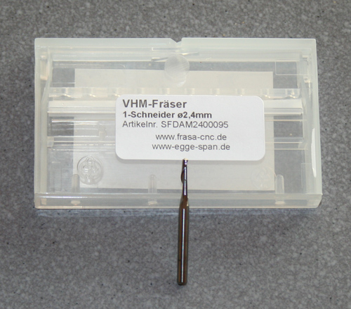 VHM-Frser 1-Schneider 2,40mm