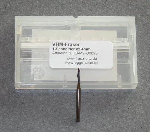 VHM-Fr�ser 1-Schneider 2,40mm
