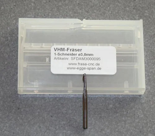 VHM-Fr�ser 1-Schneider 3,00mm