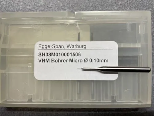 VHM Bohrer Micro � 0.10mm