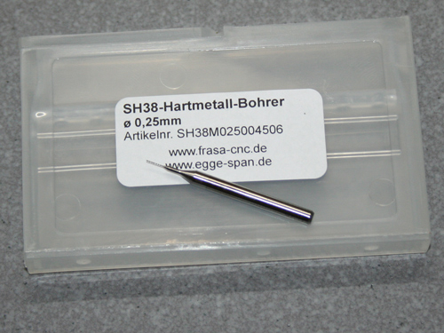 VHM Bohrer Micro  0.25mm