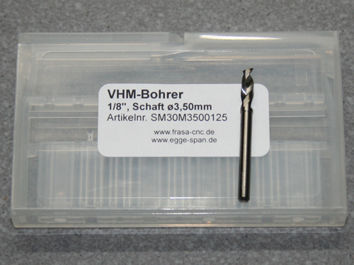 VHM-Bohrer mit 1/8 Schaft  3.50mm