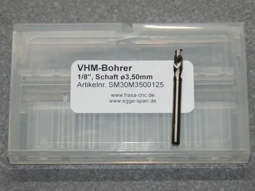VHM-Bohrer mit 1/8 Schaft � 3.50mm