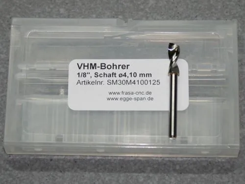 VHM-Bohrer mit 1/8 Schaft � 4.10mm