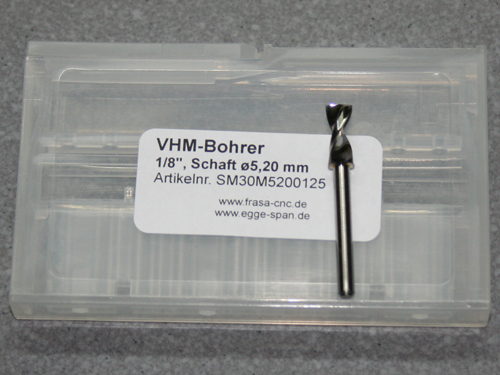 VHM-Bohrer mit 1/8 Schaft  5.20mm